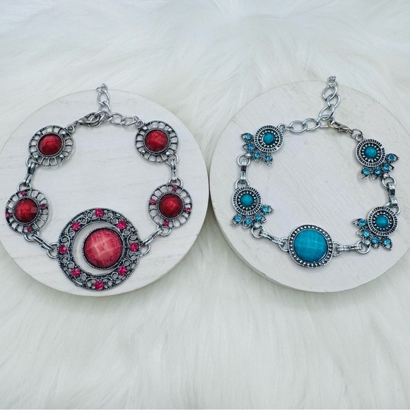 Fashion Statement Bracelets Floral Beaded Design - Picture 4 of 5
